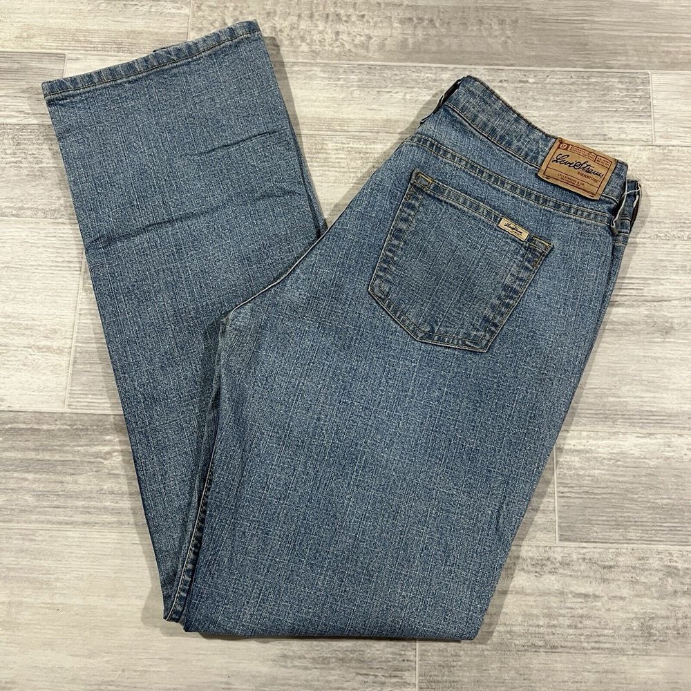 VTG Y2K LEVIS‎ Blue Jeans Women's Misses 10 Medium Low Rise Bootcut 32X31.5